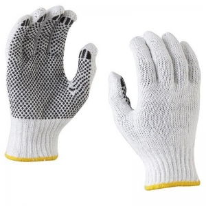 Cotton Knitted Polka Dot Gloves (Pack)