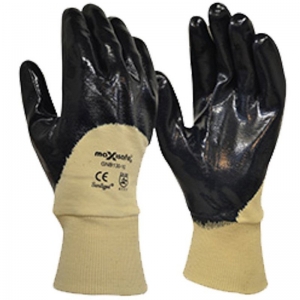 Nitrile 3/4 Dipped Glove with Knit Wrist