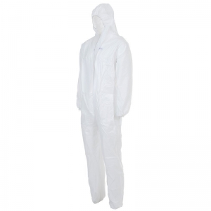 Protectaware Type 5 & 6 White Coverall with Hood (each)