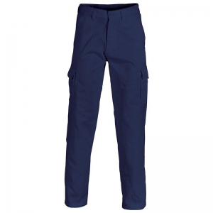 Heavy Drill Navy Cargo Trousers Long Fit (each)